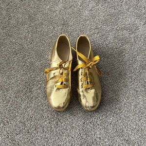 Gold Tap Shoes